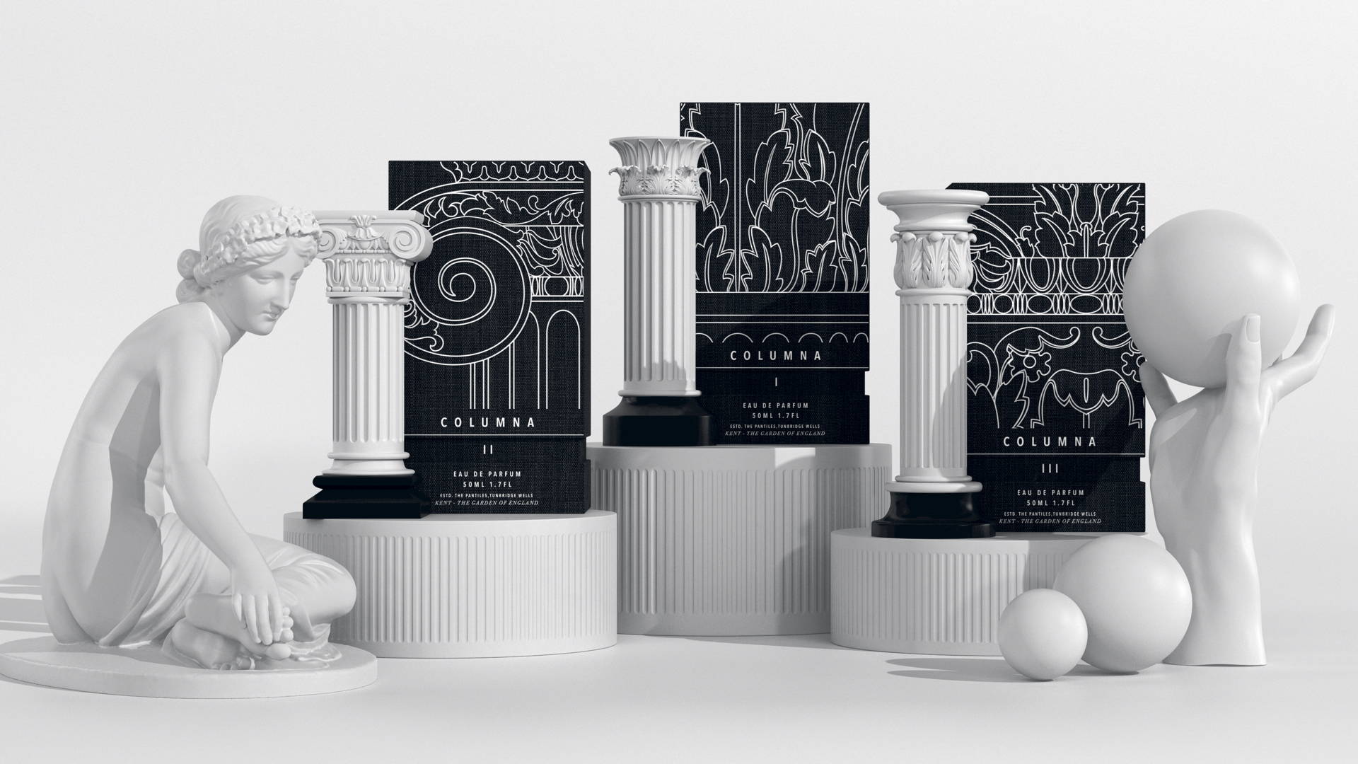 Custom luxery black perfume boxes with logo